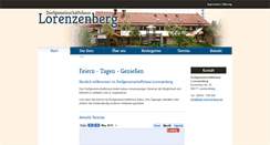 Desktop Screenshot of dgh-lorenzenberg.de